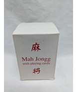 Mah Jongg With Playing Cards Western And Oriental Play Complete - £25.24 GBP