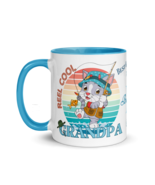 Personalized Coffee Mug 11oz | Reel Cool Grandpa Best Grandpa Ever Cat T... - $40.22 CAD