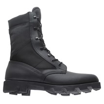 RO-SEARCH Military Hot Weather Panama Jungle Black Leather/Canvas Boots 6 Reg - £42.02 GBP