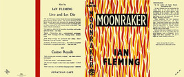 Fleming-facsimile jacket for 1st UK ed. of MOONRAKER - $22.00
