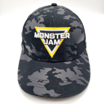 MONSTER JAM Hat Monster Trucks Baseball Cap Adjustable Black Camo Feld 2022 - $14.80