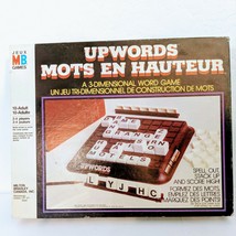 UpWords A 3d word board game  French 1983 Milton Bradley Vintage - $22.24