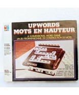 UpWords A 3d word board game  French 1983 Milton Bradley Vintage - £17.57 GBP