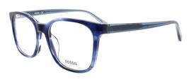 Fossil FOS 7135/G 38I Men&#39;s Eyeglasses Frames 53-19-145 Blue Horn - $69.20