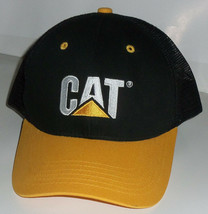 New Mens Cat Black Novelty Baseball Hat One Size Snap Back - £18.77 GBP