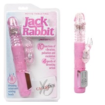 Novelties Petite Thrusting Jack Rabbit Vibrator, Pink - £45.60 GBP