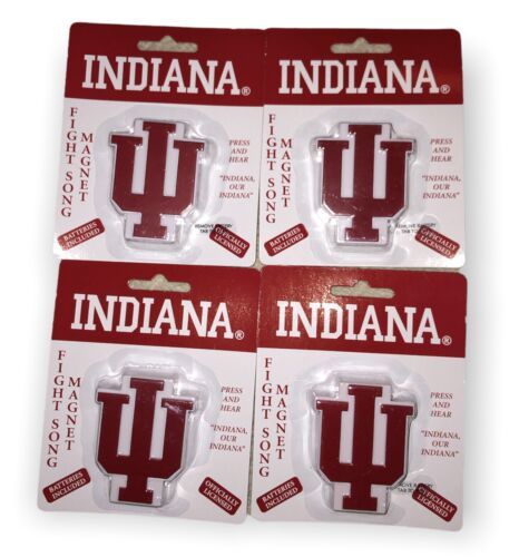 Indiana University Officially Licensed Fight Song Magnets 4 (Change Batt... - $13.88