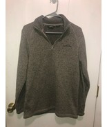 Eddie Bauer 1/4 Zipper Pullover Fleece Sweater Men&#39;s Medium - $259.06 MXN
