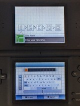 Nintendo DS Lite Video Gioco Console Nero Blu Funzionante Rotto Cerniera - £26.75 GBP
