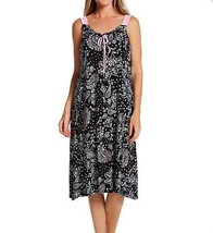 Ellen Tracy Black Paisley Midi Gown, Ellen Tracy Plus Size 2X - £19.76 GBP