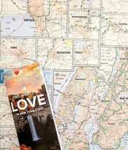 I Love New York State Complete Full Road Map Highways, Routes, Roads 26&quot;x36&#39;&#39; - £4.20 GBP