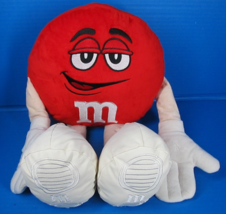Red M&amp;M Plush Toy Thumbs Up Chocolate Candy Doll Mars World NYC Stuffed ... - $18.00