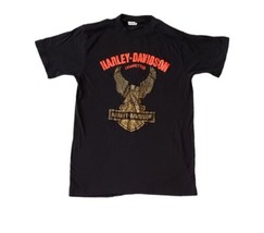 Vintage Harley Davidson Cigarettes T-Shirt Medium~Old Stock~Single Stitch~USA - £35.74 GBP