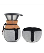 [2 Pack] Insulated Pour Over Coffee Cozy For Bodum 6 Cup Coffee Maker - ... - £25.53 GBP