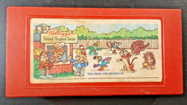 Kelloggs Red Pencil Case and Ruler,pencil Sharpener VTG - £5.51 GBP