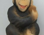 Vintage Blown Glass Monkey Bananas Chimpanzee 5&quot; Christmas Holiday Ornam... - £10.38 GBP