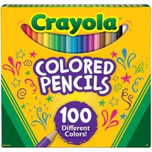 Crayola Colored Pencils-100/Pkg Cardstock - $1,396.66 MXN
