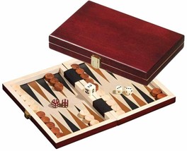 Saloniki Mini Backgammon - Traditional Strategy Board game - Travel Set - £28.92 GBP