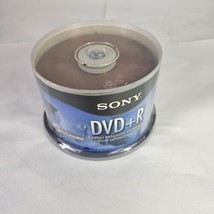 Sony DVD+R 50 - Pack Spindle Blank Media 4.7GB 120 min Brand New Factory... - £16.34 GBP