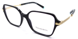 Tiffany &amp; Co Eyeglasses Frames TF 2222 8001 52-16-145 Black Made in Italy - $215.60
