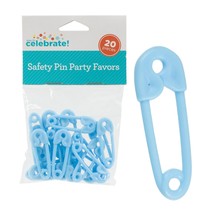 Safety Pin Party Favor Blue Charms - £3.94 GBP