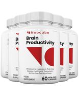 (5 pack) Noocubes Brain Productivity Pills, Cognitive &amp; Memory, Premium ... - £71.92 GBP