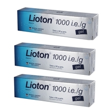 3 Packl Lioton 1000, Gel, 50g Berlin Chemie - £40.89 GBP