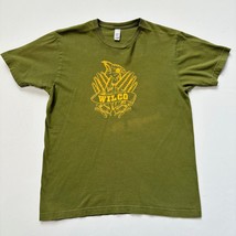 Vintage 2004 WILCO Green Concert T-Shirt Size M - A Ghost is Born Tour Hand Logo - £58.05 GBP