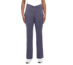Jockey Cross Waist Side Pockets Yoga Pant Portland Plum Women&#39;s Sz L NWT - $19.65
