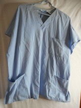 Blue Sx 2x (20W) Scrub Top Medical Uniform MHD Scrubs - $104.72 MXN