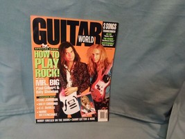 Guitar World Magazine Issue May 1991 Vintage Mr Big Front Cover Wolf Marshall - £13.60 GBP