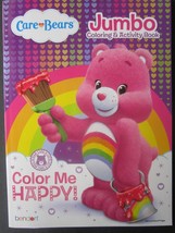 Care Bears Color Me Happy Coloring &amp; Activity 11&quot;x8&quot; Jumbo Book Made In USA NEW! - £5.95 GBP