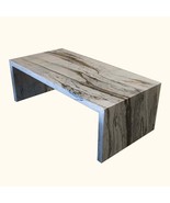 Tundra White Marble Coffee Table, Modern and sleek design coffee table - £2,134.55 GBP