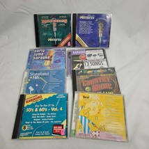Lot of 8 House Party Memorex All Star Karaoke Bay CD+G 50s/60s/70s/80s/Country - £21.44 GBP