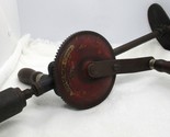 Antique Millers Falls Co. Hand Drill Bit with Shoulder Breast Brace - $88.11