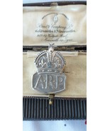 Vintage WWll 1939 Sterling Silver ARP Lapel Badge Royal Mint 9.7 g HALLM... - $176.22