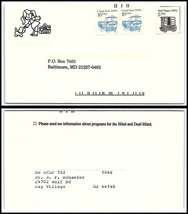 US Cover - National Federation Of The Blind, Baltimore, Maryland Q14 - $2.96