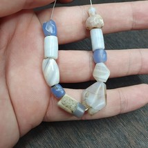 OLD BEAD Dzi Himalayan Afghani Persian Antique Agate Antichità Gioielli ... - €90,74 EUR