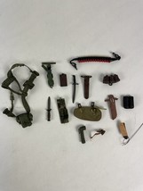 LOT OF 15 VTG 90s GI Joe Ammo belt holster knife pouch For 1/6 Scale 12&quot; Figures - £31.44 GBP