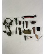 LOT OF 15 VTG 90s GI Joe Ammo belt holster knife pouch For 1/6 Scale 12&quot;... - £31.59 GBP