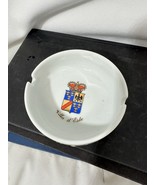 Richard Ginori Villa d&#39;Este Hotel Crest Crown Vintage Porcelain Ashtray ... - $39.27