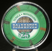 (1) $25. ROADHOUSE Casino Chip - Tunica, Mississippi - 2009 - $16.95