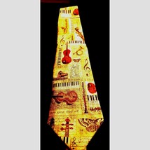 AWESOME~MUSICAL~SILK MENS TIE~BY EAGLE - $17.82