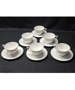 Vintage ROYAL DOULTON Coffee / Tea Cup &amp; Saucer TIARA Platinum Trim - Se... - €29,42 EUR