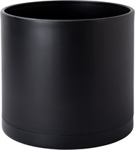 Black Colored 8 Inch Plastic Planter Pots With A Drainage Hole And Seaml... - $49.25 CAD