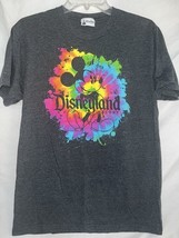 Mens Mickey Mouse T shirt Sz M Tie Dye Disney Parks Authentic Gray Short... - $16.99