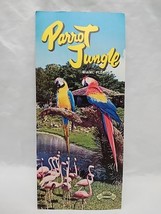 Vintage 1960s Parrot Jungle Miami Florida Flyer Sheet - $167.53 MXN