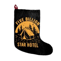 Hilariously Quirky &quot;Five Billion Star Hotel&quot; Tent Christmas Stocking: Soft, Fest - £24.30 GBP