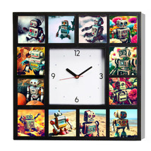 Retro Toy Metal Robot Clock in Fall Summer Winter Spring NEW. only 250 p... - £25.65 GBP