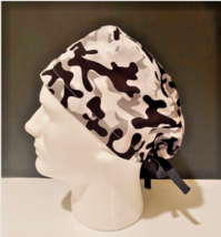 Camo Scrub Cap, CRNA, ORTech, Chef, OR Hats, Chef, Medical Uniforms, Unisex - $14.85